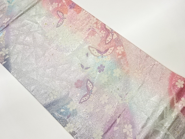 JAPANESE FUKURO OBI / WOVEN SAKURA